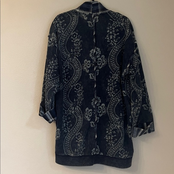 Anthropologie Pilco Quilted Denim Kimono Jacket size S/M NWT - Picture 8 of 9